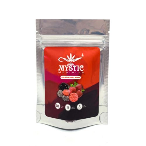 Mystic Medibles CBD Sour Berry Bombs