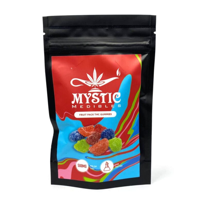 Mystic Medibles THC Fruit Pack Gummies 500mg