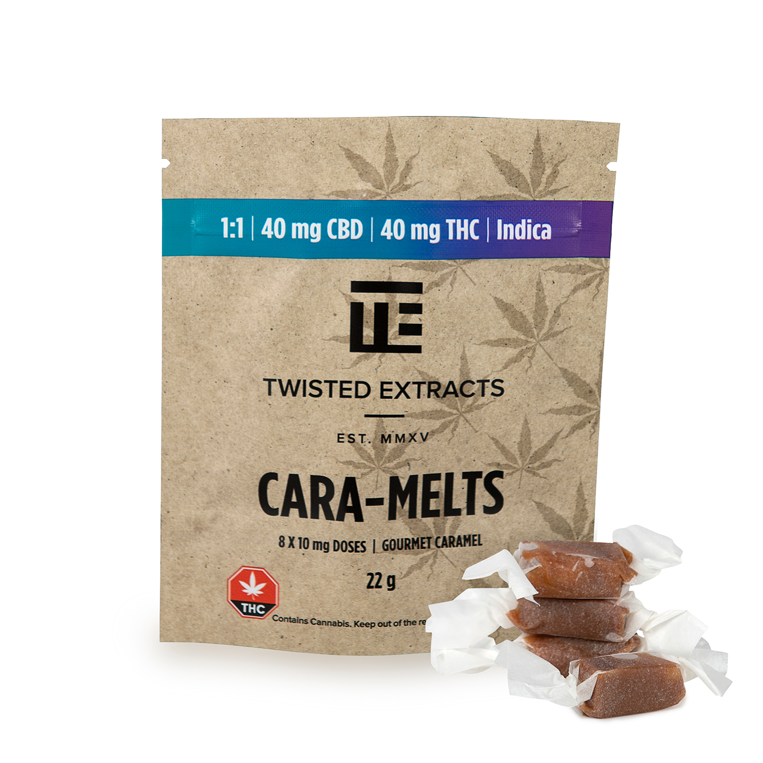 Twisted Extracts Cara-Melts Indica 1:1
