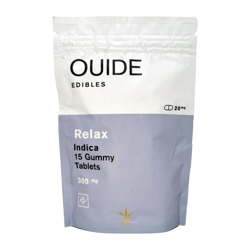 Ouide RELAX Gummy Tablets (Indica)