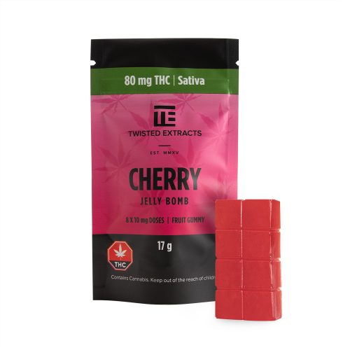 Twisted Extracts Sativa Jelly Bombs (80mg THC) - Image 3