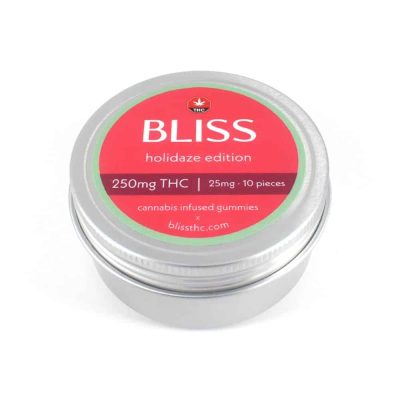 Bliss Cannabis Infused Gummies (250mg THC) – Holidaze Edition