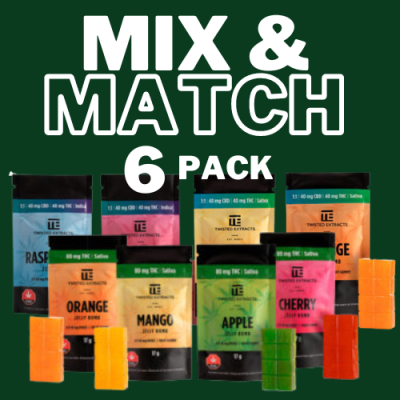 Twisted Extracts Gummies - Choose 6 Pack Mix & Match